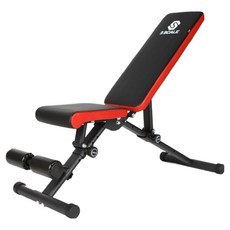 비스케일 맥스인클라인벤치, 블랙 + 레드