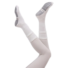 Greentail 雙色防滑運動瑜珈皮拉提斯長筒襪 3雙