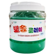 티니월드 뽀송클레이, 초록, 500g, 1개