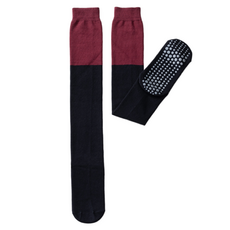 Greentail 雙色長筒過膝襪 運動瑜伽皮拉提斯襪 3雙入