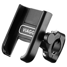 BIAGGIO 電動自行車專用手機支架 HX5 PRO, 黑色, 1個