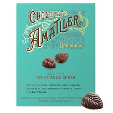CHOCOLATE AMATLLER 70%可可海鹽黑巧克力補充包, 60g, 1個