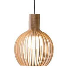 hit LIGHTING 木質吊燈 餐桌室內裝潢燈飾 D型 D26441D, 米色(燈具), 黑色(電線)