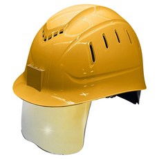 동명 일반창 골드미러보안경 경량통풍모, 옐로우, 1개