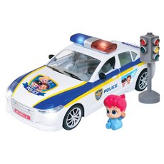 IWill COMPANY Bebefinn 出動 嗶嗶啵啵紅綠燈警車, 1個, 混合顏色