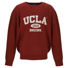 UCLA 字母緹花圓領針織衫 UABLK81