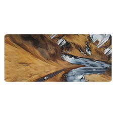 Shopping Doctor 時尚超大型電競辦公用鍵盤滑鼠長墊 900 x 400 x 2 mm, 黃山, 1個