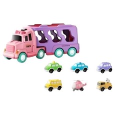 Jumon兒童款糖果卡車+迷你車 5入+迷你直升機玩具組, 1套, 混色
