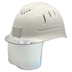 동명 투명창 실버미러보안경 경량통풍모, 아이보리, 1개