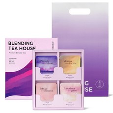 Da Jung Heon 頂級混合茶坊禮盒組 + 提袋, 1套, 茶 4種 x 3入 + 提袋