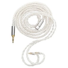 MOONDROP 水月雨 0.78雙插針K線耳機 升級線 3.5mm單端, 1個, Line K, 白色