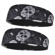 Mori's House 健康慢跑馬拉松髮帶, 骷髏, 2個