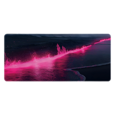 Shopping Doctor 時尚超大電競辦公用鍵盤滑鼠長墊 800 x 300 x 4 mm, 1個, 玫瑰浪潮