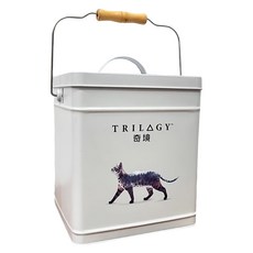 TRILOGY 奇境 飼料桶, 1個, 7L, 灰色