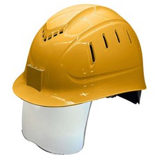 동명 일반창 실버미러보안경 경량통풍모, 옐로우, 1개