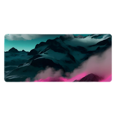 Shopping Doctor 時尚超大電競辦公用鍵盤滑鼠長墊 800 x 300 x 4 mm, 1個, 薄荷粉紅和諧