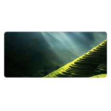 Shopping Doctor 時尚超大電競辦公用鍵盤滑鼠長墊 800 x 300 x 4 mm, 1個, 閃亮山脈