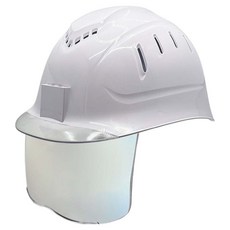 동명 투명창 실버미러보안경 경량통풍모, 화이트, 1개