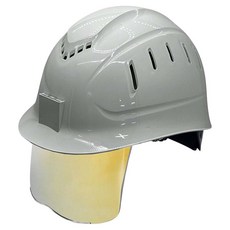 동명 일반창 골드미러보안경 경량통풍모, 그레이, 1개