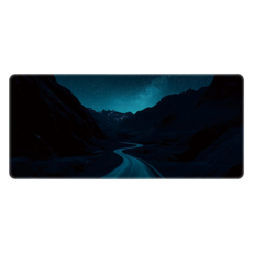 Shopping Doctor 時尚超大電競辦公用鍵盤滑鼠長墊 800 x 300 x 4 mm, 1個, 暗夜之路