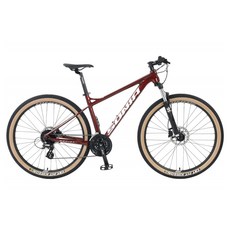 소니아 라피드670 MTB 알루미늄 디스크 브레이크 14.4kg 방문설치, 버건디, 1개, 180cm