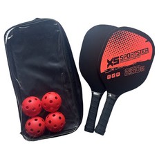 Twogram Plus 匹克球入門款2人組, 1套, 04 紅色