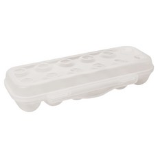 HIKARI 日光生活 12格雞蛋收納盒 M111, 1個, 透明色