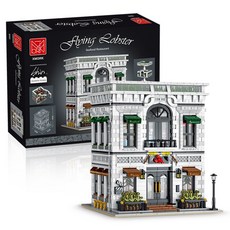 Mork model 飛天龍蝦海鮮餐廳積木玩具, 1個, 混合顏色