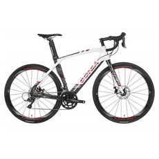 소니아 SR1500D MTB 알루미늄 디스크 브레이크 11kg 신장 175cm~185cm 방문설치, 화이트 + 레드, 180cm, 1개