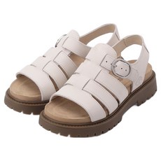 Timberland CLAIREMONT WAY 羅馬涼鞋 A2Q1PEX4, 23.5cm, 米白色