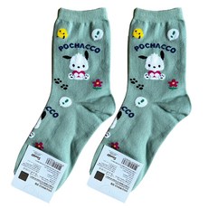 Sanrio 三麗鷗 英文好朋友小圖中筒襪 CEJY088 2雙