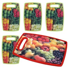 미디어캠핑 캠핑 핸디 도마, 랜덤색상, 5개