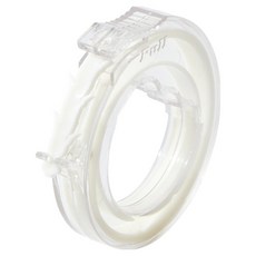 Black Join排水道洗臉台異物頭髮去除折疊式捲筒型勾子, 白色