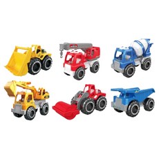 Toy&Toy Ground Master 重型機械6件組, 1套, 混合顏色