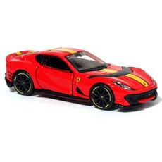 Maisto 1:64 Speed Icon 法拉利 812 Competizione 迷你壓鑄模型 車門可開, 紅色, 1個