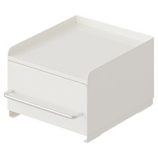 21세기트랜드 럼블 적층형 서랍형 철제 미니 자석선반 주방 옷장 정리 수납함 하단, 화이트, 1개