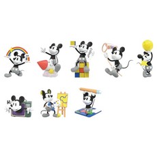 52TOYS 迪士尼 米奇 尋找色彩 盲盒8件組, 1套