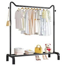 Y-Hop Cats 衣架 掛衣架, 單層黑色