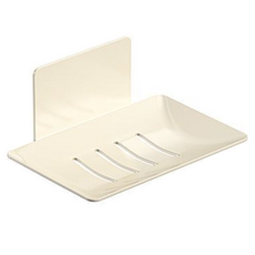 Black Join免打孔不鏽鋼肥皂架, 1個, 白色