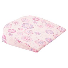 greySa 格蕾莎 母嬰專用仰角枕, 純棉 + 鳥眼布 + 聚胺酯泡綿, 櫻花
