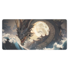 Shopping Doctor 動漫超大型電競家用滑鼠長墊 300 x 800 x 3 mm, 1個, 暗夜黑龍
