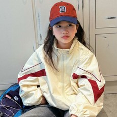 Arbe 주니어용 아렌 배색 바람막이