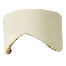 AOAO 全包式遮光眼罩隔音耳罩 溫涼雙面睡眠眼罩 旅行出差眼罩 米黃色, 1個, 1個裝