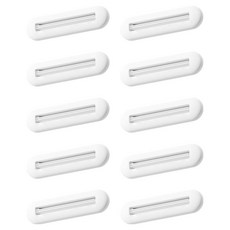 Onyeri 管狀化妝品牙膏擠壓器, 10個, 白色