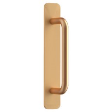 大倉庫 DIY室內裝潢 圓形小門把 25 x 147 x 38 mm, 金色, 1個