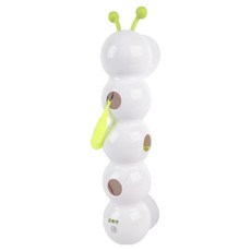 all for paws 毛毛蟲追追樂自嗨解悶玩具智能感應貓咪自動逗貓棒, 白色 +綠色, 1個