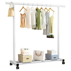 와이홉 옷걸이 행거, 이동식 업그레이드 화이트