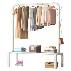 와이홉 다용도 스탠드 행거 싱글 코트 후크, 화이트