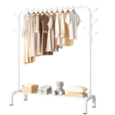 와이홉 다용도 스탠드 행거 싱글 7후크, 화이트