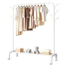 와이홉 다용도 스탠드 행거 싱글 7후크 선반망, 화이트